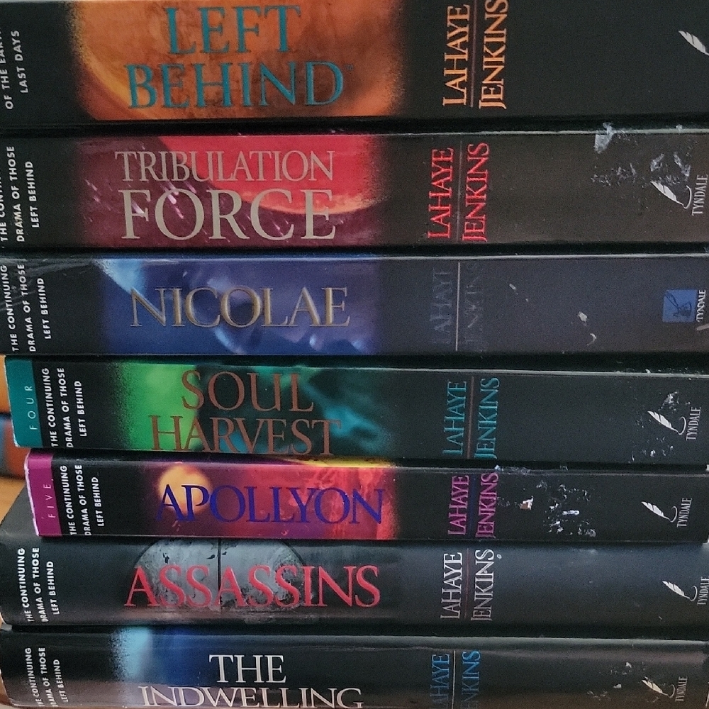 Left Behind Series Paperback Book Set - Colorful Spine Collection